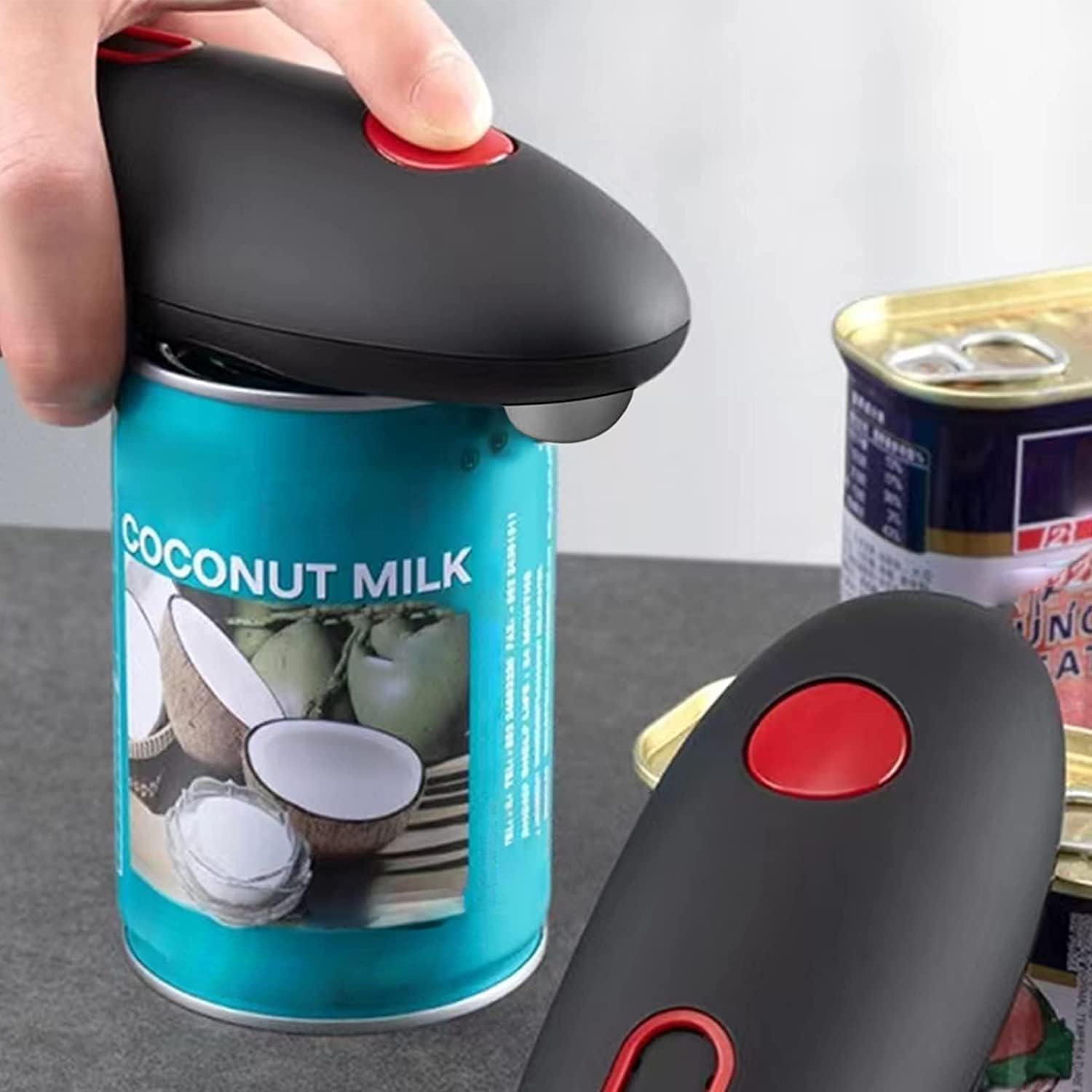 Ouvre-boîte Automatique Pour Cuisine - Outil de Cuisine Électrique en Métal et Plastique