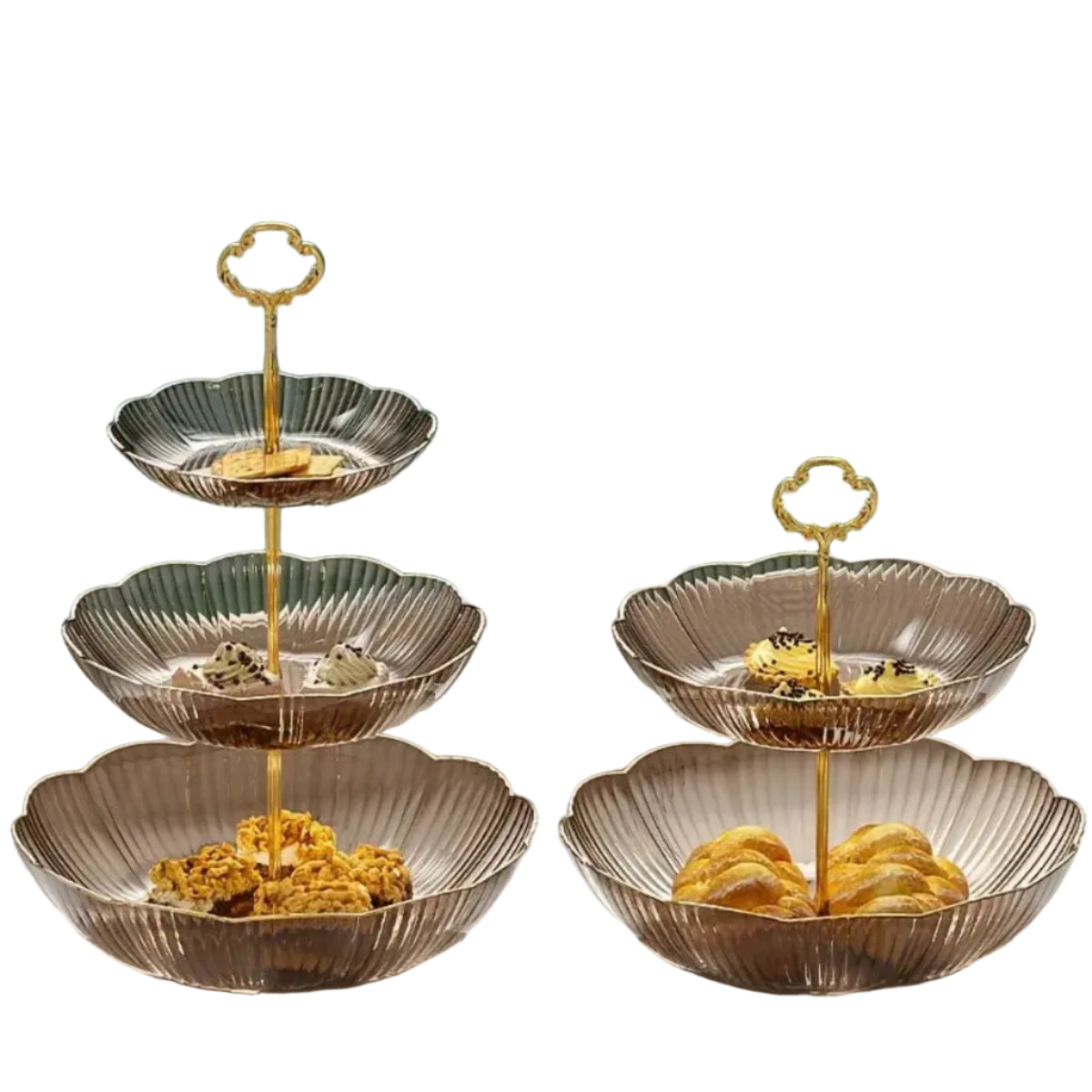 Trivio Tier Bol à Fruits - Panier à Fruits à Plusieurs Niveaux pour Rangement de Cuisine