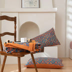 Couette en Coton à Six Couches - Couvre-Lit Réversible à Motif Bleu en Plusieurs Tailles