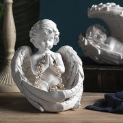 Figurine Ange En Résine – Décoration Pour Intérieur