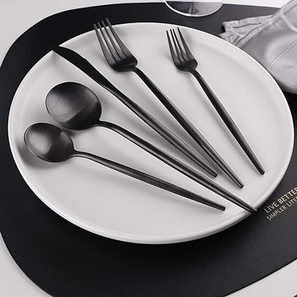 Ensemble de Couverts en Acier Inoxydable - Set de 36 Pièces pour les Repas