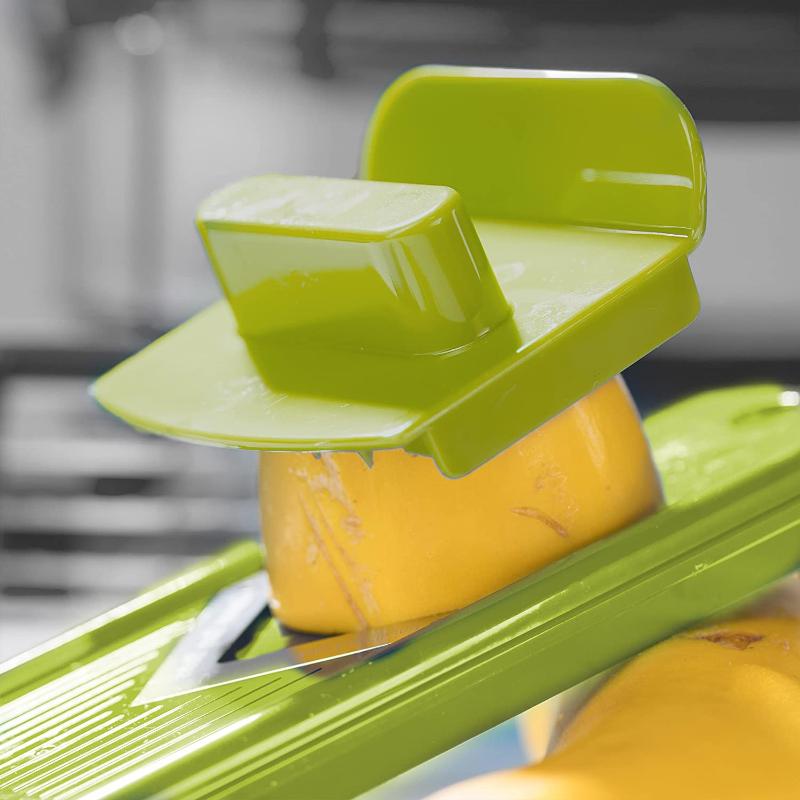 Coupe-Légumes Multifonction 12-en-1 - Lames en Acier Inoxydable avec Bac de Récupération
