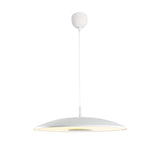 Lampe Pendante LED | Lampe de Plafond en Fer avec LED Intégrée & Finition Nickel | Pour Salle à Manger & Espaces de Vie
