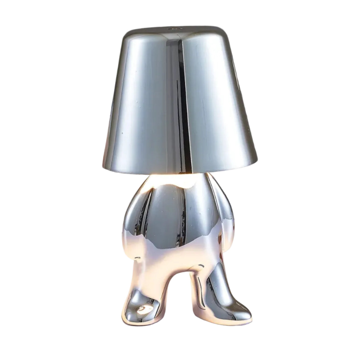 Lampe de Table LED Rechargeable - Aluminium et Résine avec Éclairage Réglable