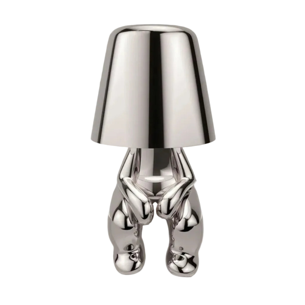 Lampe de Table LED Rechargeable - Aluminium et Résine avec Éclairage Réglable