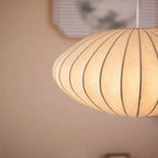 Tsukiyo - Suspension en Soie de Style Japandi pour la Décoration Intérieure