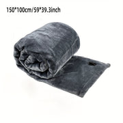 Couverture Chauffante Électrique 12V - Flanelle Polyester 72W avec Protection Contre la Surchauffe