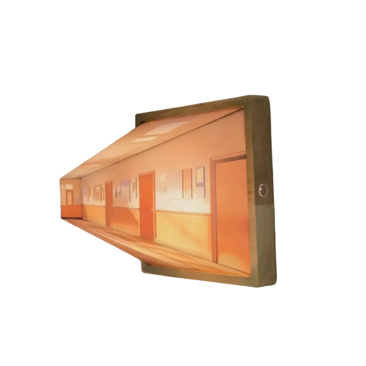 Lampe Murale LED Illusion Optique 3D - Panneau Acrylique Avec Éclairage Intégré
