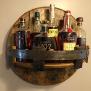 Présentoir Décoratif pour Bouteille de Whisky - Support en Bois pour Présentation sur Table