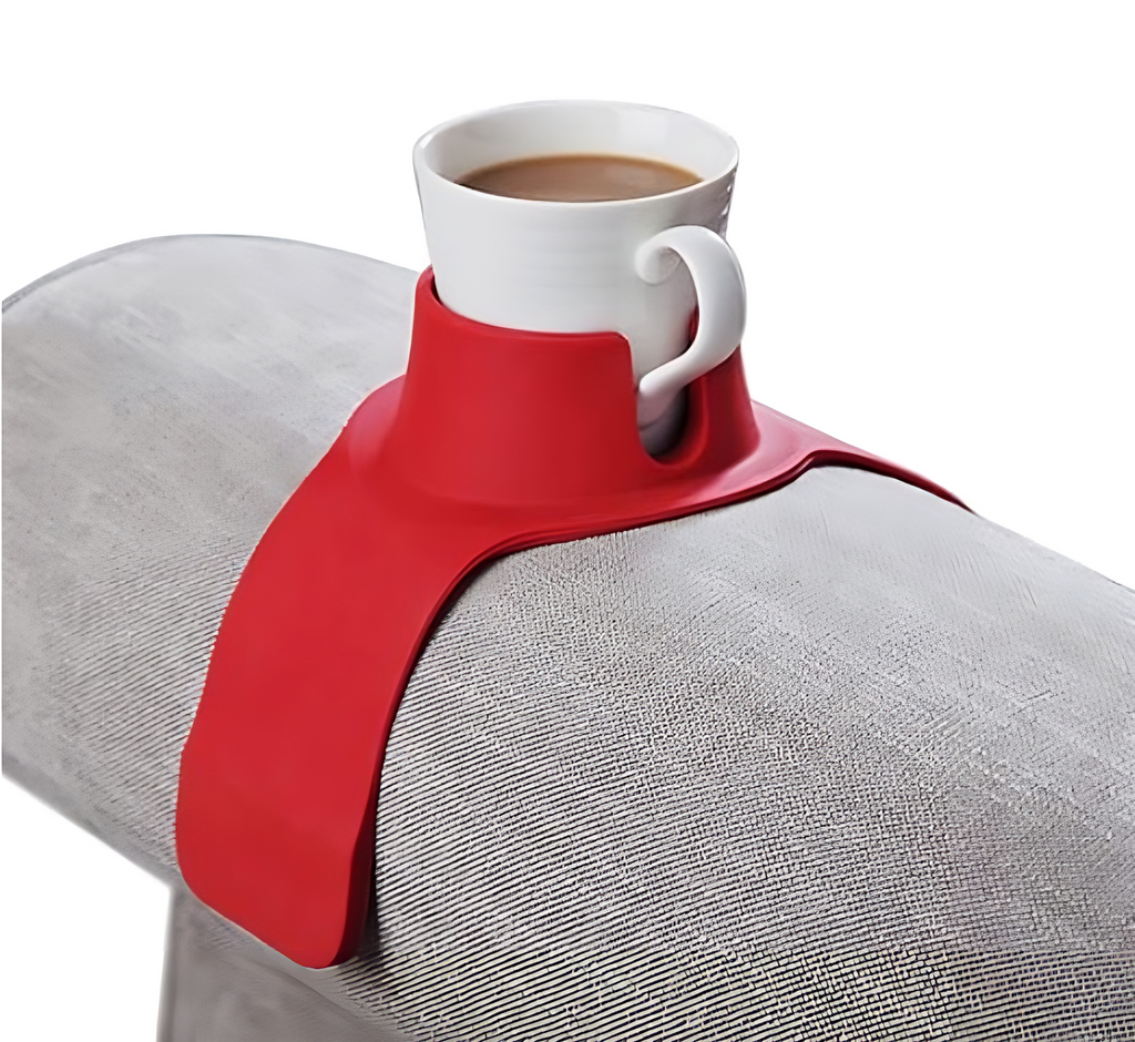 Porte-Gobelet pour Canapé - Support Flexible en Silicone pour Accoudoirs