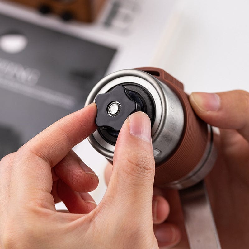 Moulin à Café Manuel en Acier Inoxydable – Broyeur Réglable pour Usage Domestique et Nomade