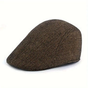 Béret Ajustable en Mélange de Tissus - Forme Classique avec Bande Réglable