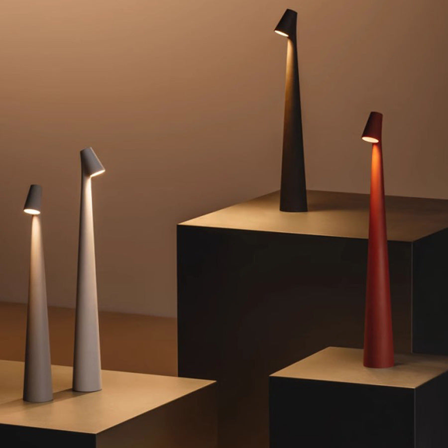 Lampe de Table LED Sans Fil - Lampe Rechargeable en Aluminium avec Variation Tactile à 3 Niveaux