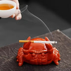 Cendrier en Céramique - Bol Décoratif en Forme de Crabe pour Usage de Table