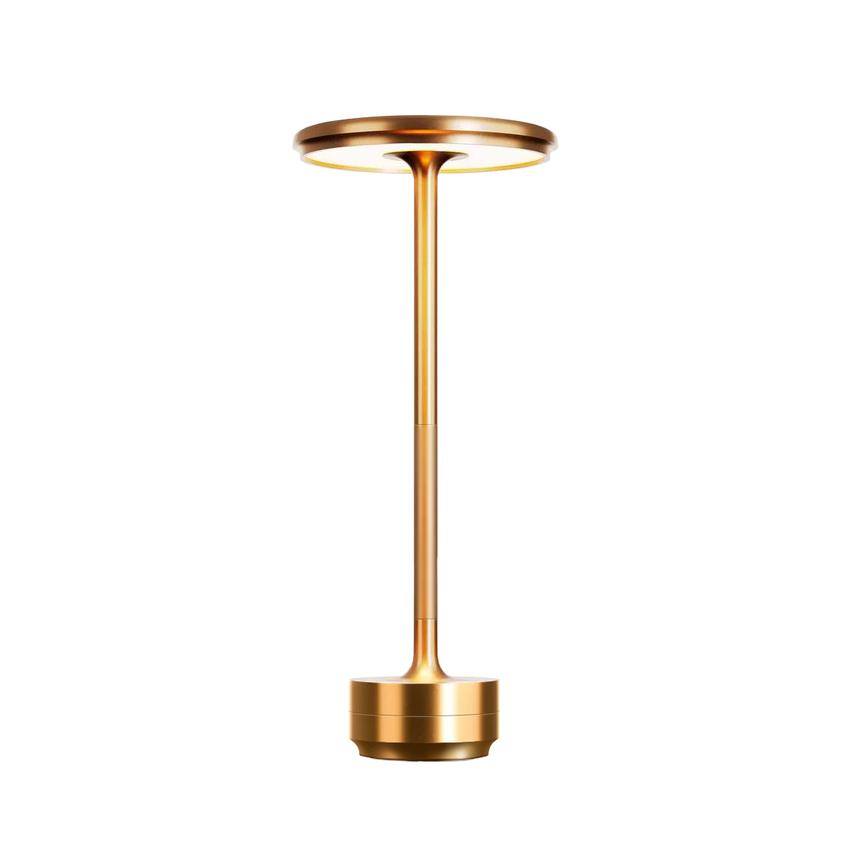Lampe de Table Sans Fil en Aluminium - Lampe LED Rechargeable avec Commande Tactile