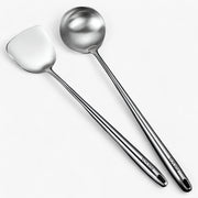 Ensemble d'Ustensiles de Cuisine en Acier Inoxydable - Ustensiles pour Cuisson et Service