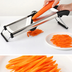 Mandoline en Acier Inoxydable - Trancheuse Réglable pour la Préparation des Aliments