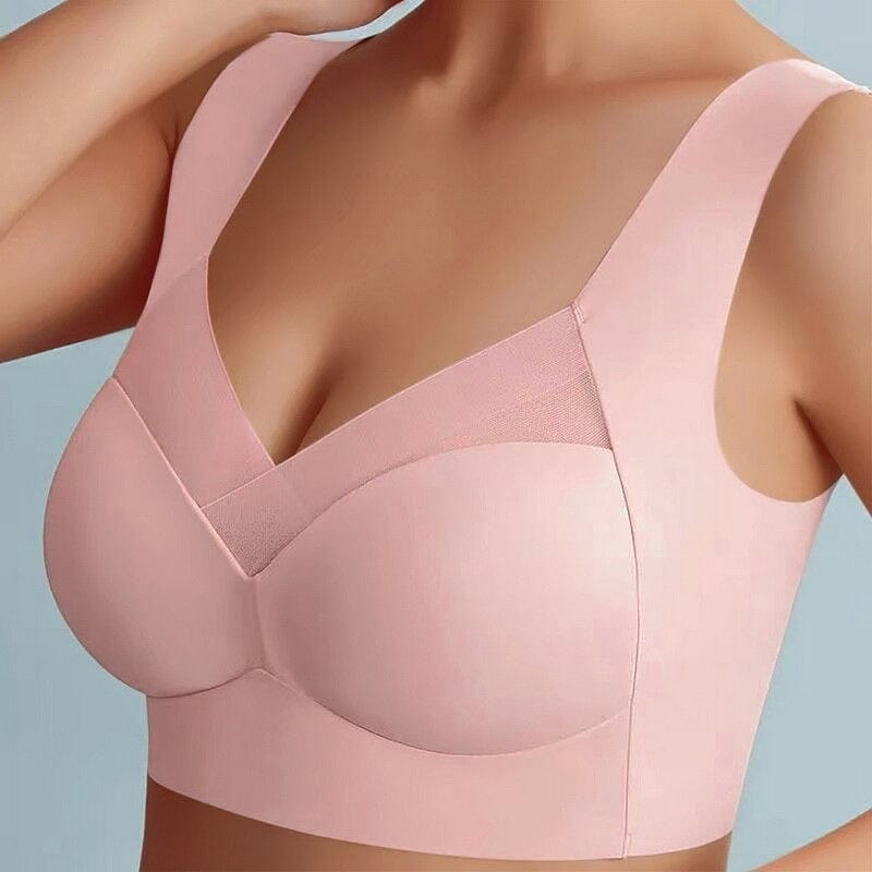 Soutien-Gorge Femme Sans Armature | Construction Sans Couture & Bretelles Larges | Soutien Push-Up Léger au Quotidien | Valuna