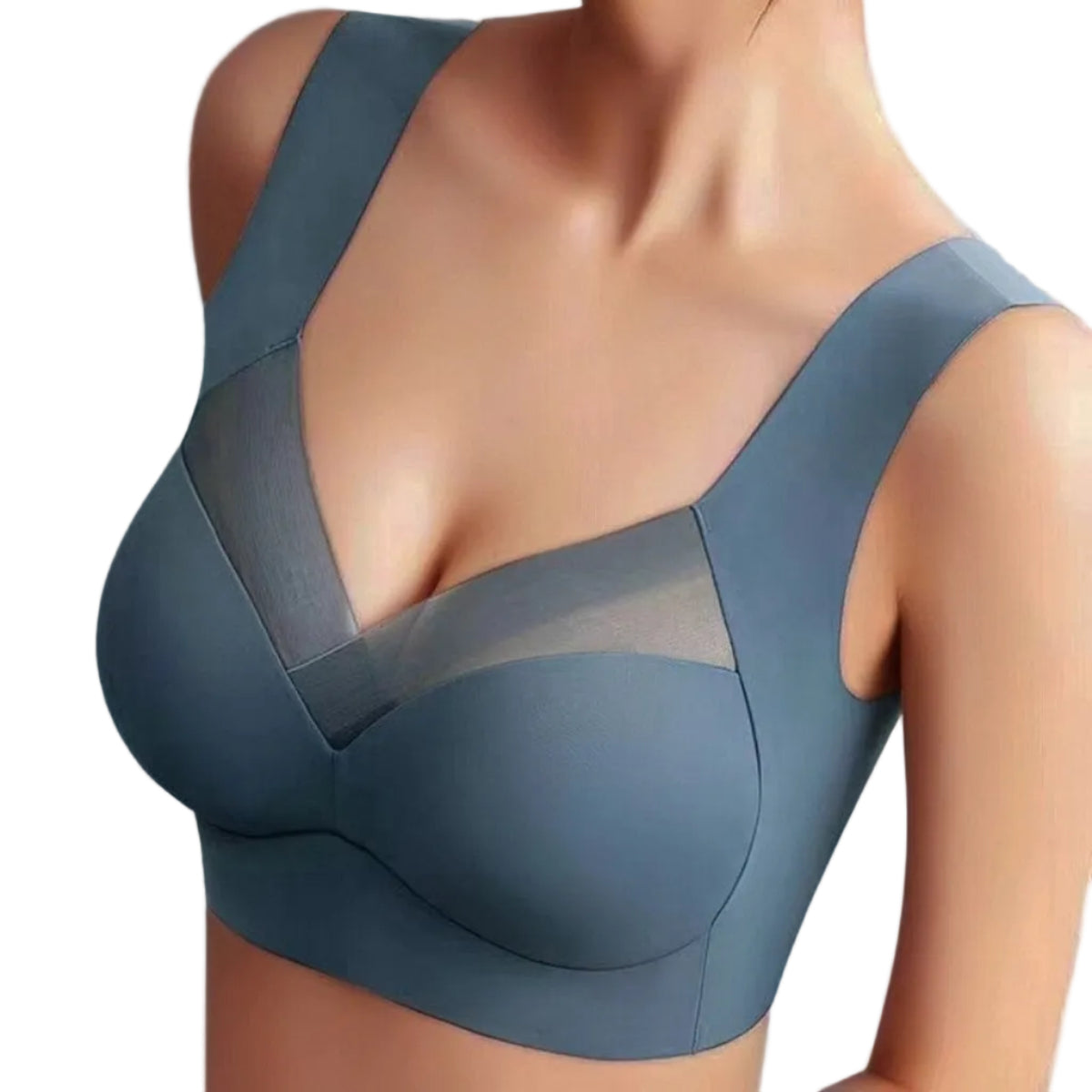 Soutien-Gorge Femme Sans Armature | Construction Sans Couture & Bretelles Larges | Soutien Push-Up Léger au Quotidien | Valuna