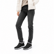 Bottes de Neige Courtes pour Femme - Design Slip-On Doublé en Polaire avec Extérieur Résistant à l'Eau