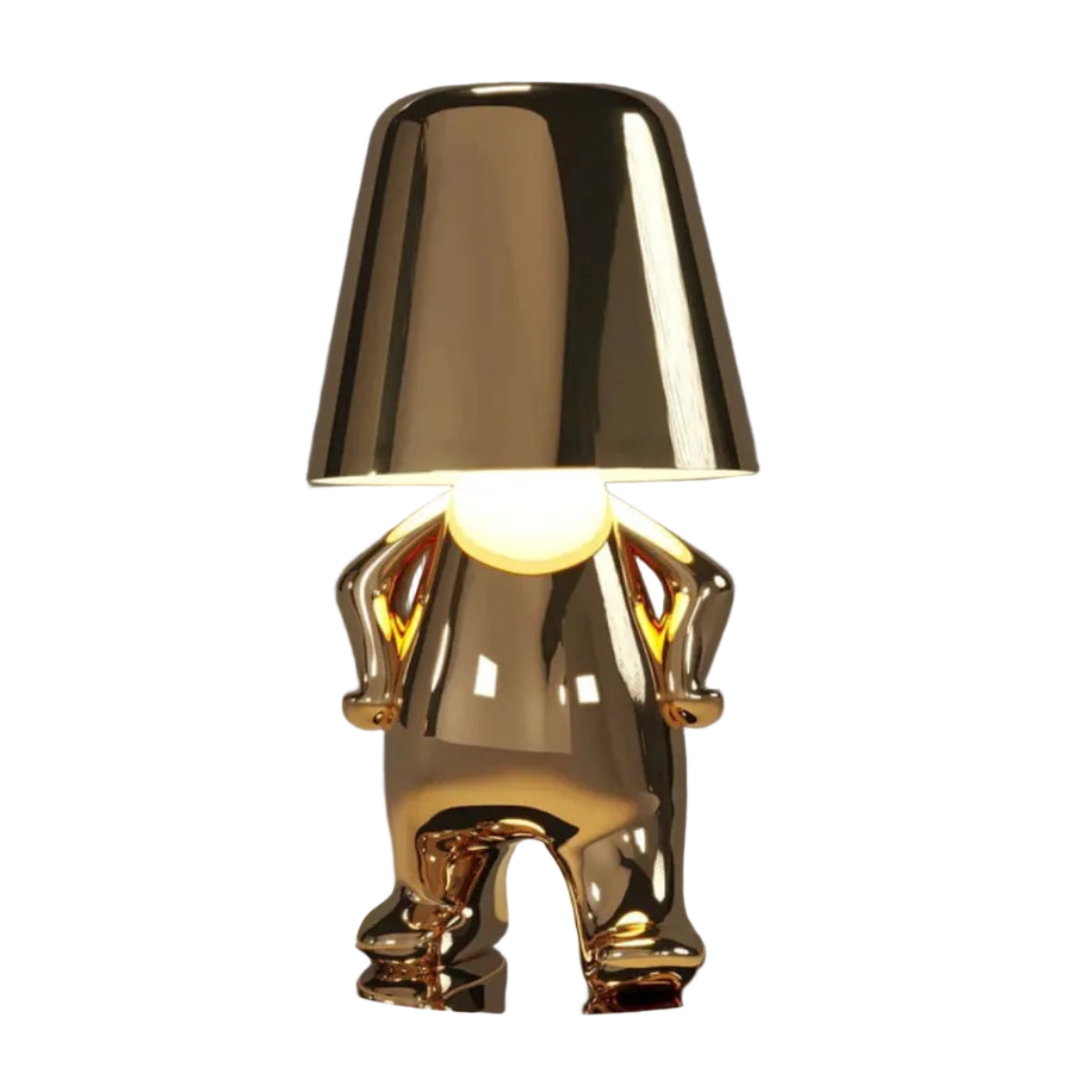 Lampe de Table LED Rechargeable - Aluminium et Résine avec Éclairage Réglable