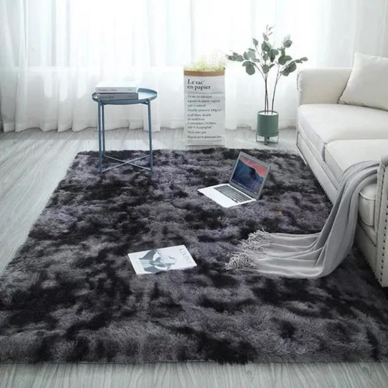 Tapis Doux pour Chambre - Tapis de Sol Antidérapant en Polyester pour Chambre et Salon