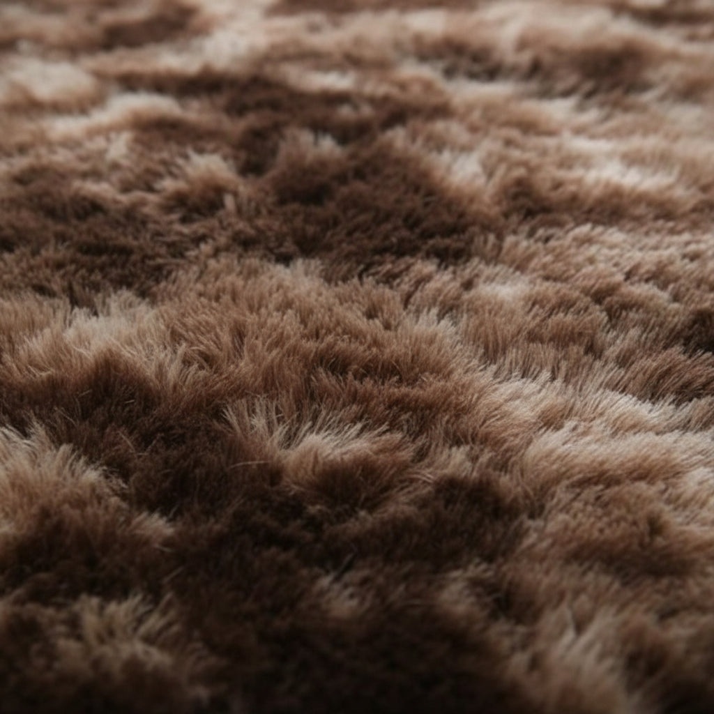 Tapis Doux pour Chambre - Tapis de Sol Antidérapant en Polyester pour Chambre et Salon