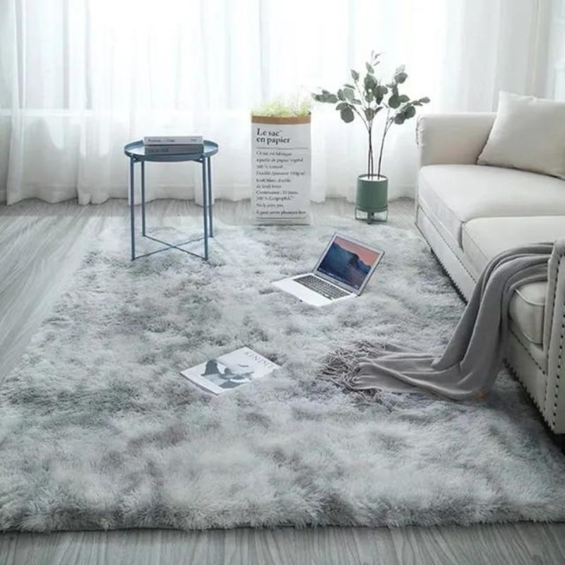 Tapis Doux pour Chambre - Tapis de Sol Antidérapant en Polyester pour Chambre et Salon