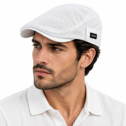 Casquette Béret en Mesh pour Homme - Couvre-Chef Décontracté Réglable avec Panneaux Ajourés