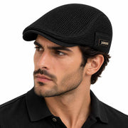 Casquette Béret en Mesh pour Homme - Couvre-Chef Décontracté Réglable avec Panneaux Ajourés