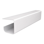 Goulotte Autocollante pour Câbles de Bureau - Organisateur en PVC de 40 cm en Forme de J