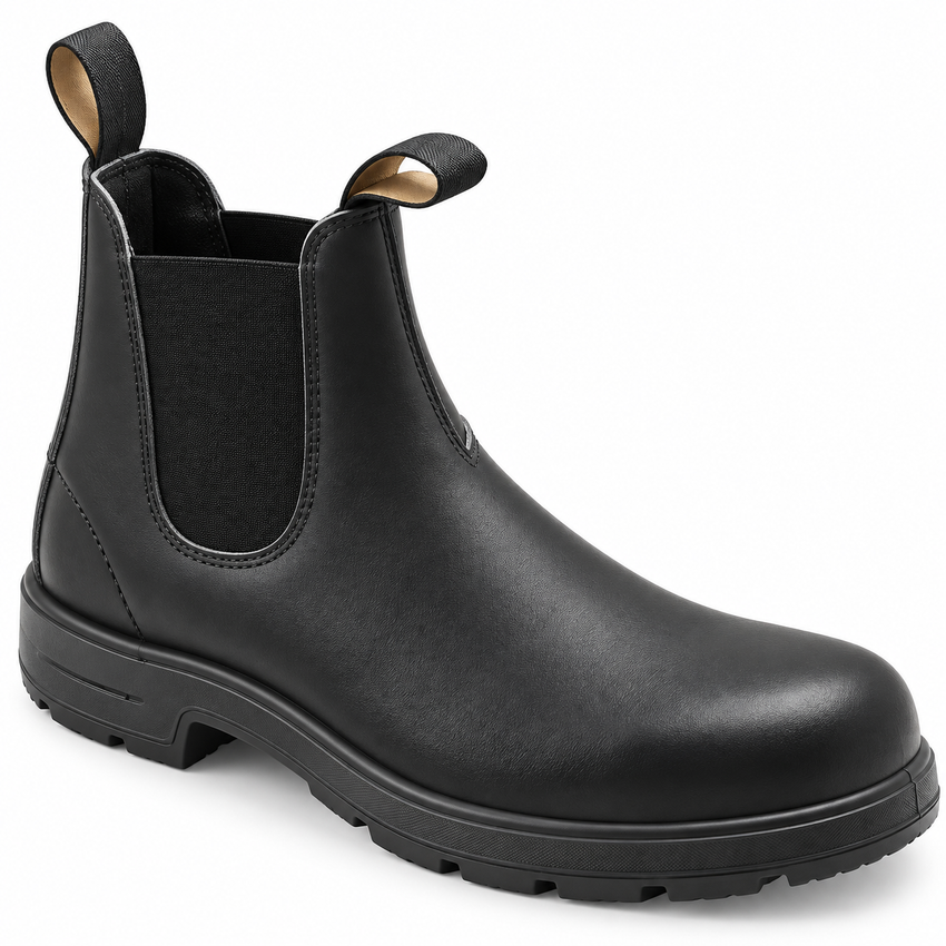 Bottines Chelsea Synthétiques - Design Slip-On avec Panneaux Latéraux Élastiques