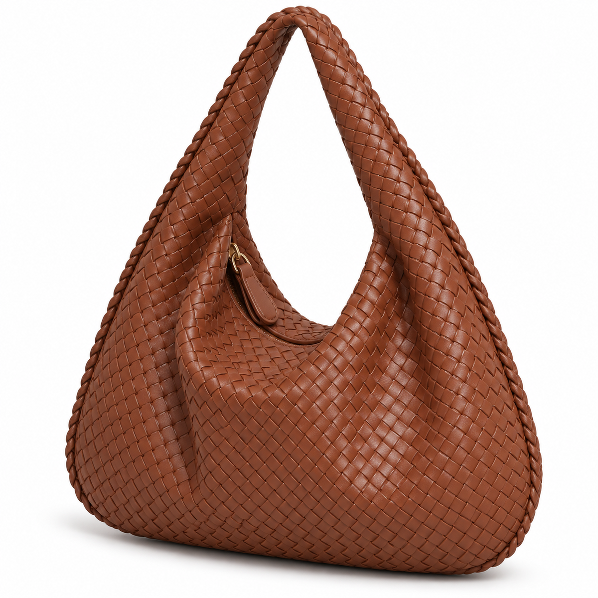 Sac Tote en Cuir Synthétique - Sac de Travail Structuré avec Rangement Spacieux Zippé