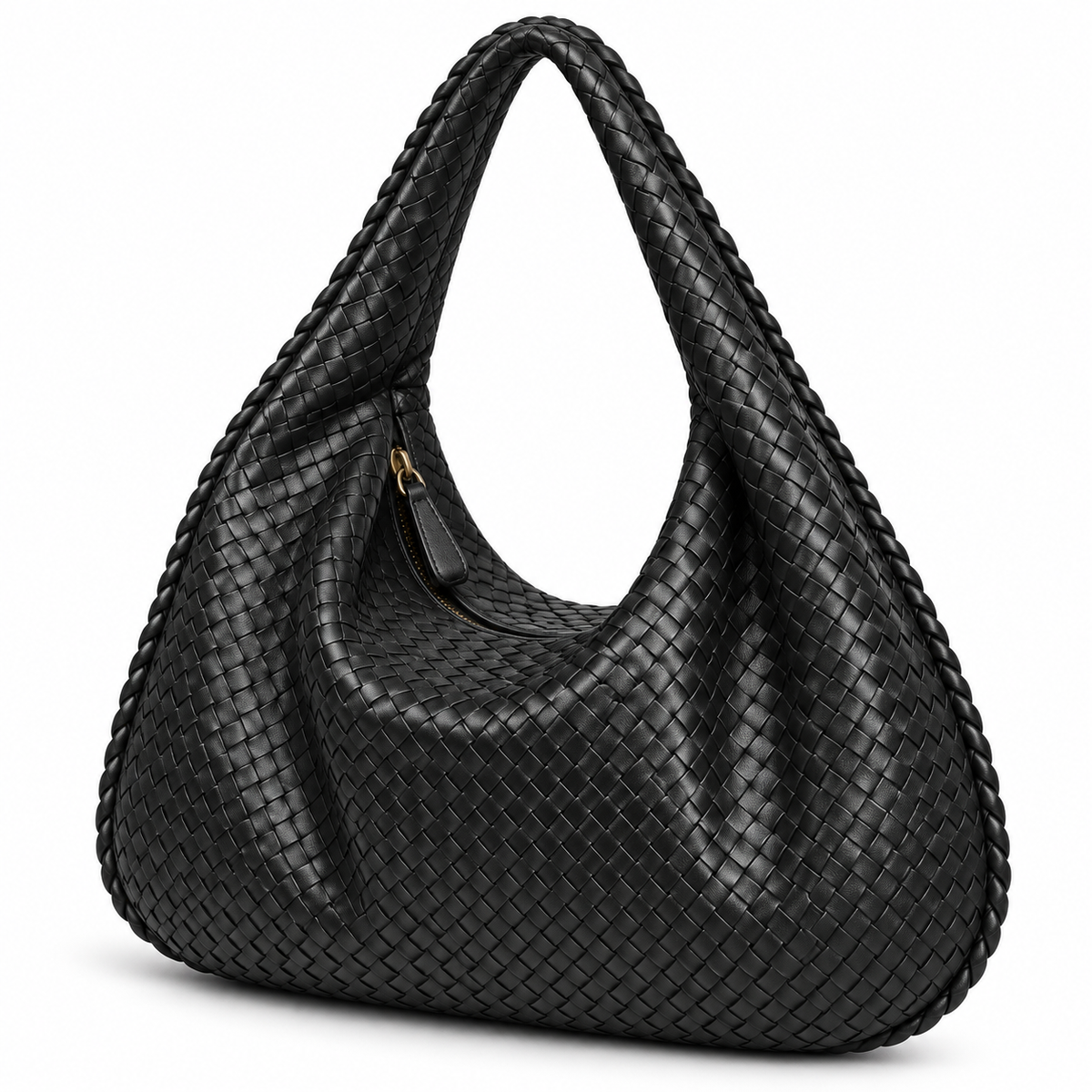 Sac Tote en Cuir Synthétique - Sac de Travail Structuré avec Rangement Spacieux Zippé