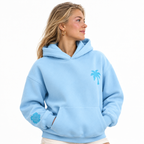 Sweat à Capuche en Mélange de Coton - Manches Longues et Coupe Décontractée