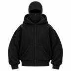 Sweat à Capuche en Mélange de Coton - Coupe Décontractée pour Usage Quotidien et Plein Air