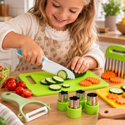Set de Cuisine pour Enfants Sans BPA - Ustensiles pour Activités Supervisées et Jeu de Rôle