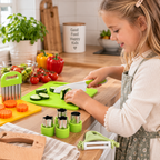 Set de Cuisine pour Enfants Sans BPA - Ustensiles pour Activités Supervisées et Jeu de Rôle
