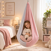 Balançoire Suspendue en Tissu - Design Résistant aux Intempéries avec Kit de Montage