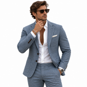 Costume Homme en Lin - Coupe Slim pour Événements et Tenues d'Été