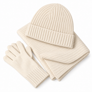 Ensemble d'Hiver en Cachemire - Design Tricoté Coordonné pour le Quotidien et la Maison