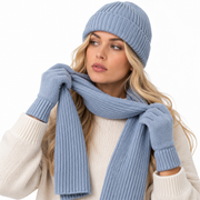 Ensemble d'Hiver en Cachemire - Design Tricoté Coordonné pour le Quotidien et la Maison