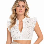 Blouse Dirndl Femme en Polyester - Col V avec Coupe Regular pour Oktoberfest