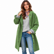 Manteau Long à Capuche Femme - Manches Longues en Matériau Caoutchouc pour Temps Froid