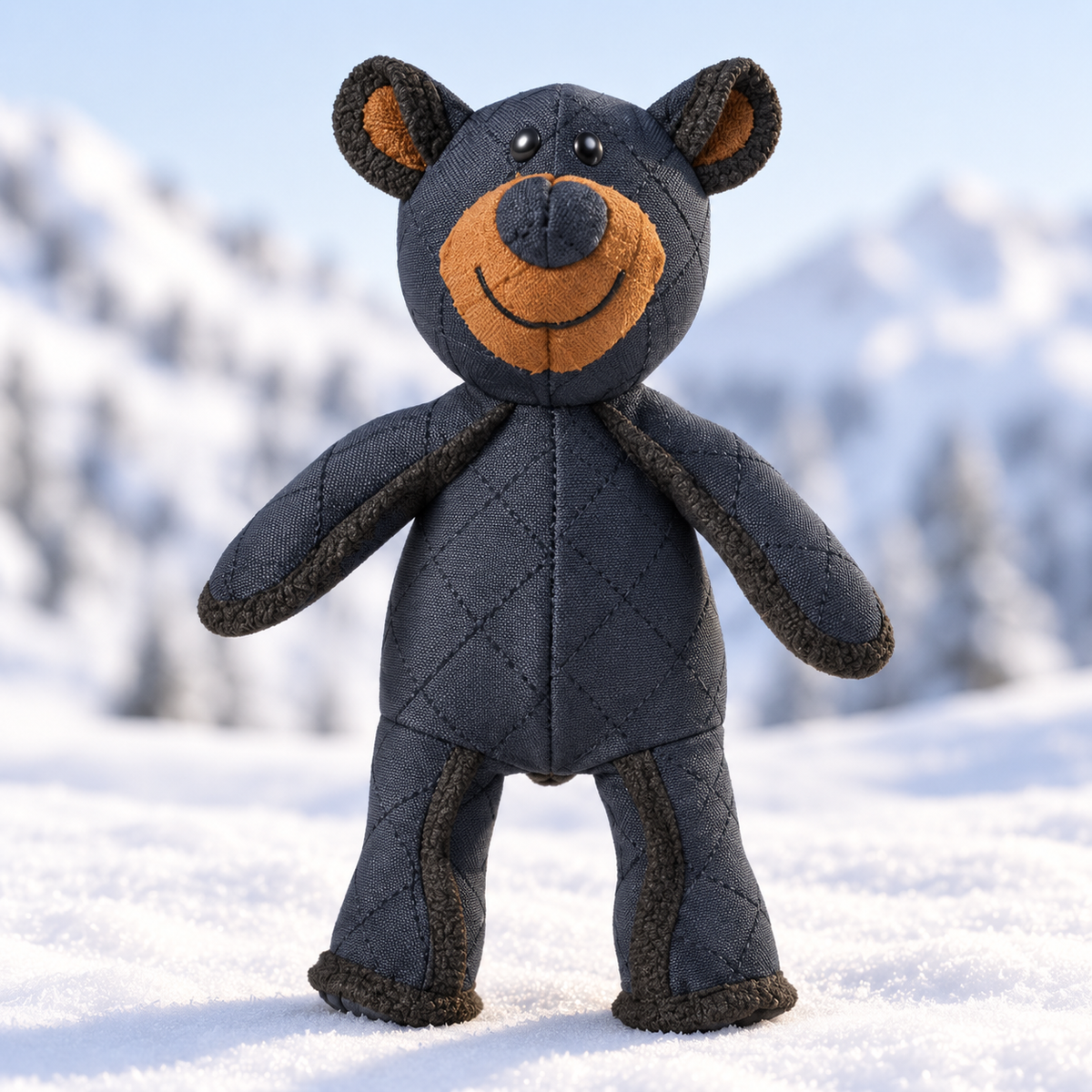 Jouet pour Chien en Tissu Renforcé - Ours en Peluche pour Mastication et Jeu Interactif