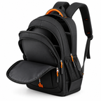 Sac à Dos pour Ordinateur Portable en Tissu Oxford Résistant à l'Eau - Design Multi-Compartiments 15,6 Pouces
