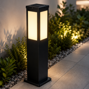 Lampe de Chemin LED Solaire - Éclairage Extérieur avec Batterie Rechargeable