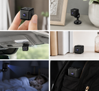 Caméra Intérieure WLAN | 1080P Full HD & Vision Nocturne | Détection de Mouvement & Accès par Application | Valuna