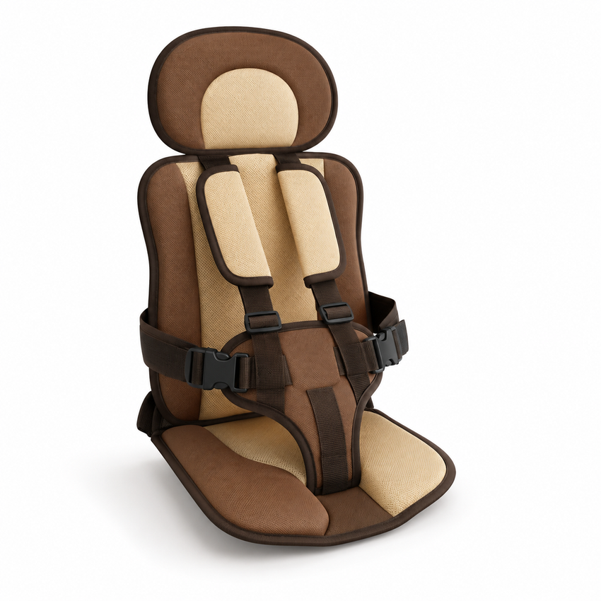 Siège Auto Enfant Portable | Design Pliable & Soutien Rembourré | Harnais à Cinq Points avec Montage Rapide | Valuna