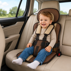 Siège Auto Enfant Portable | Design Pliable & Soutien Rembourré | Harnais à Cinq Points avec Montage Rapide | Valuna
